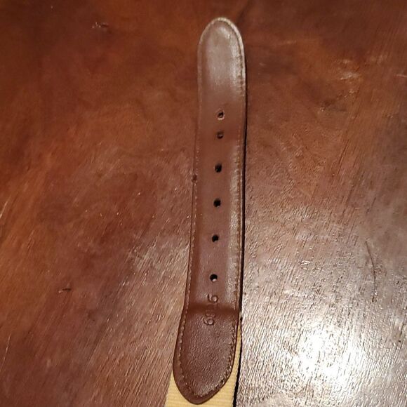 Torino European Ribbed Surcingle Camel Belt 44 - Picture 7 of 9
